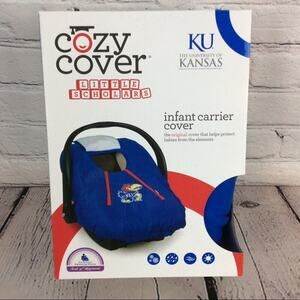 NCAA Kansas Jayhawks Cozy Cover Infant Carrier Cover Football Gameday Tailgating